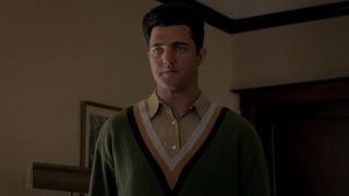 Blake Rayne in a sweater in The Identical