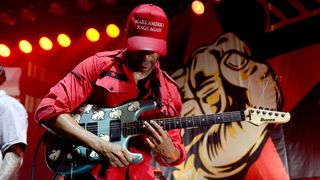 Tom Morello of Prophets of Rage performs onstage at Hollywood Palladium on June 3, 2016 in Los Angeles, California