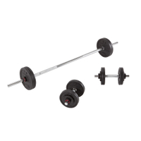 110lb Adjustable Weight Training Cast Iron Dumbbell and Barbell Set | was $249 | now $199 at Decathlon