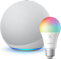 Echo (4th Gen) with TP-Link Smart Color Bulb:&nbsp;was $125 now $54 @ Amazon