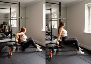 Safe pregnancy workout: Tricep dips