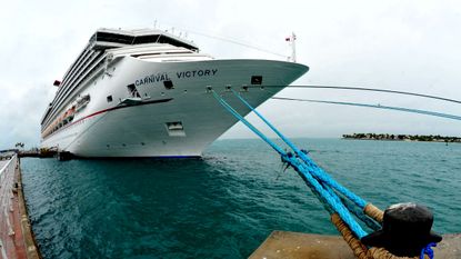 A Carnival cruise ship
