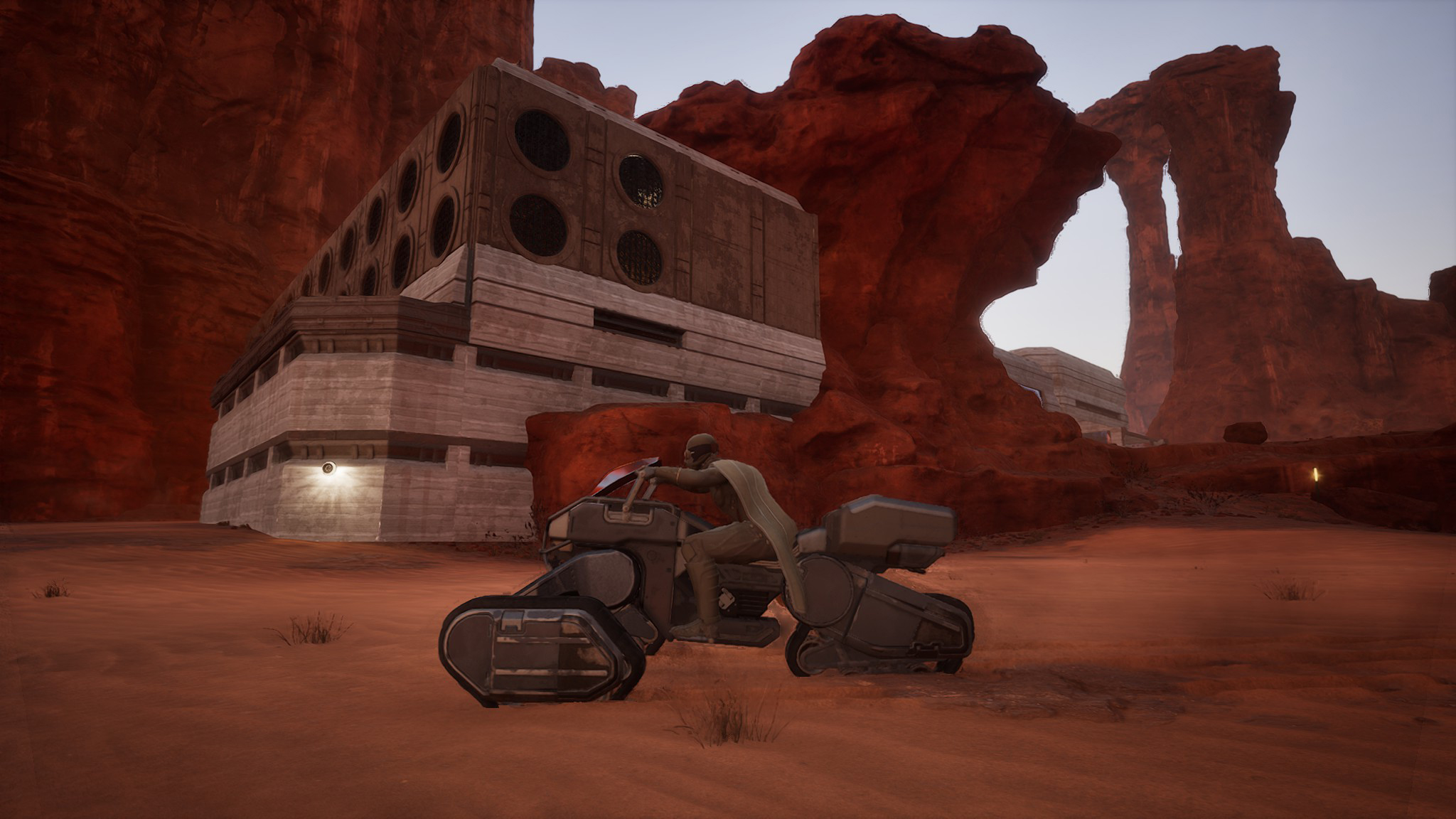 A base in Dune blocking a pass