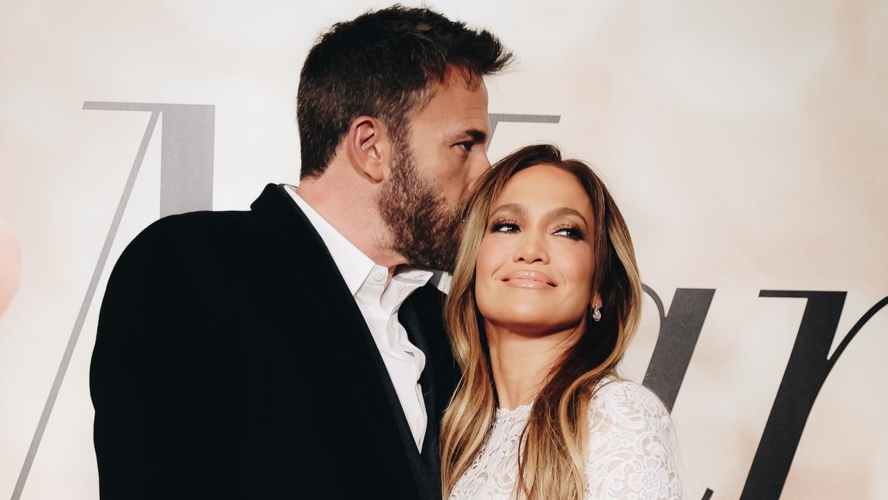 Ben Affleck and Jennifer Lopez attend the Los Angeles special screening of &quot;Marry Me&quot; on February 08, 2022 in Los Angeles, California.