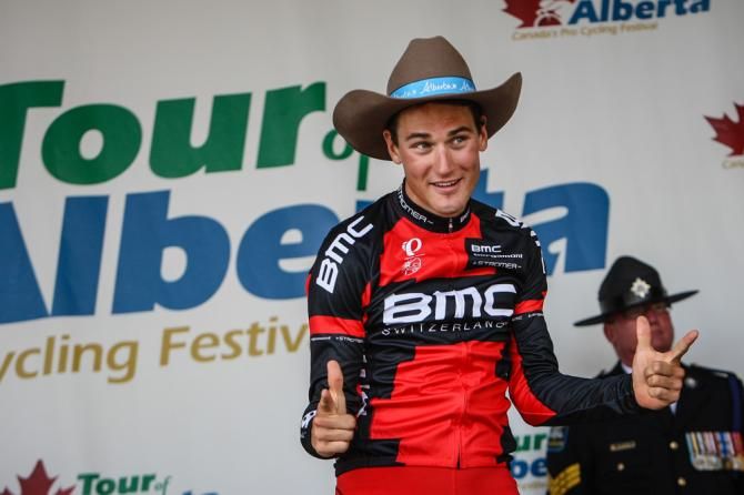 Silvan Dillier (BMC) had all guns firing to take todays stage win.