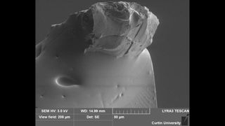A fragment of asteroid Itokawa.