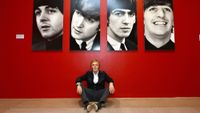 Sir Paul McCartney visits Paul McCartney Photographs 1963-64: Eyes of the Storm at Brooklyn Museum on April 29, 2024 in Brooklyn, New York. 
