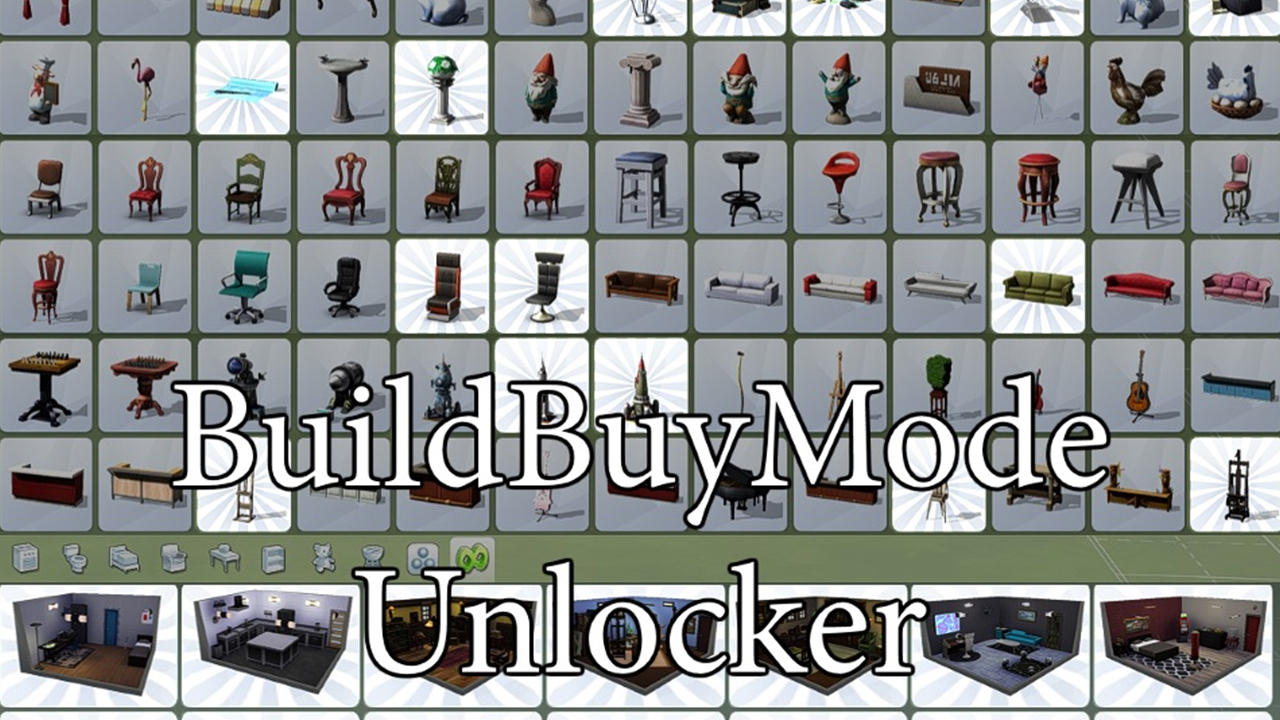 The Sims 4 Mods: Unlock BuildBuy Mode