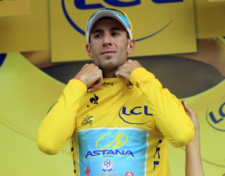 Vincenzo Nibali on stage four of the 2014 Tour de France