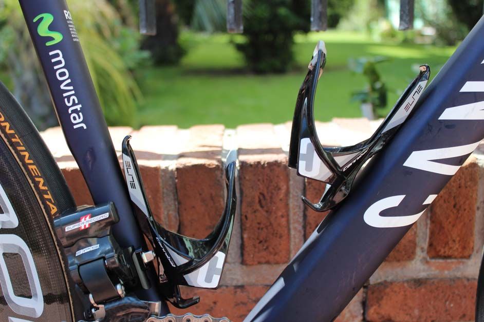 Elite bottle cages on Nairo Quintana's Canyon Ultimate CF SLX