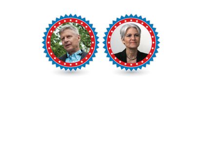 Gary Johnson and Jill Stein.