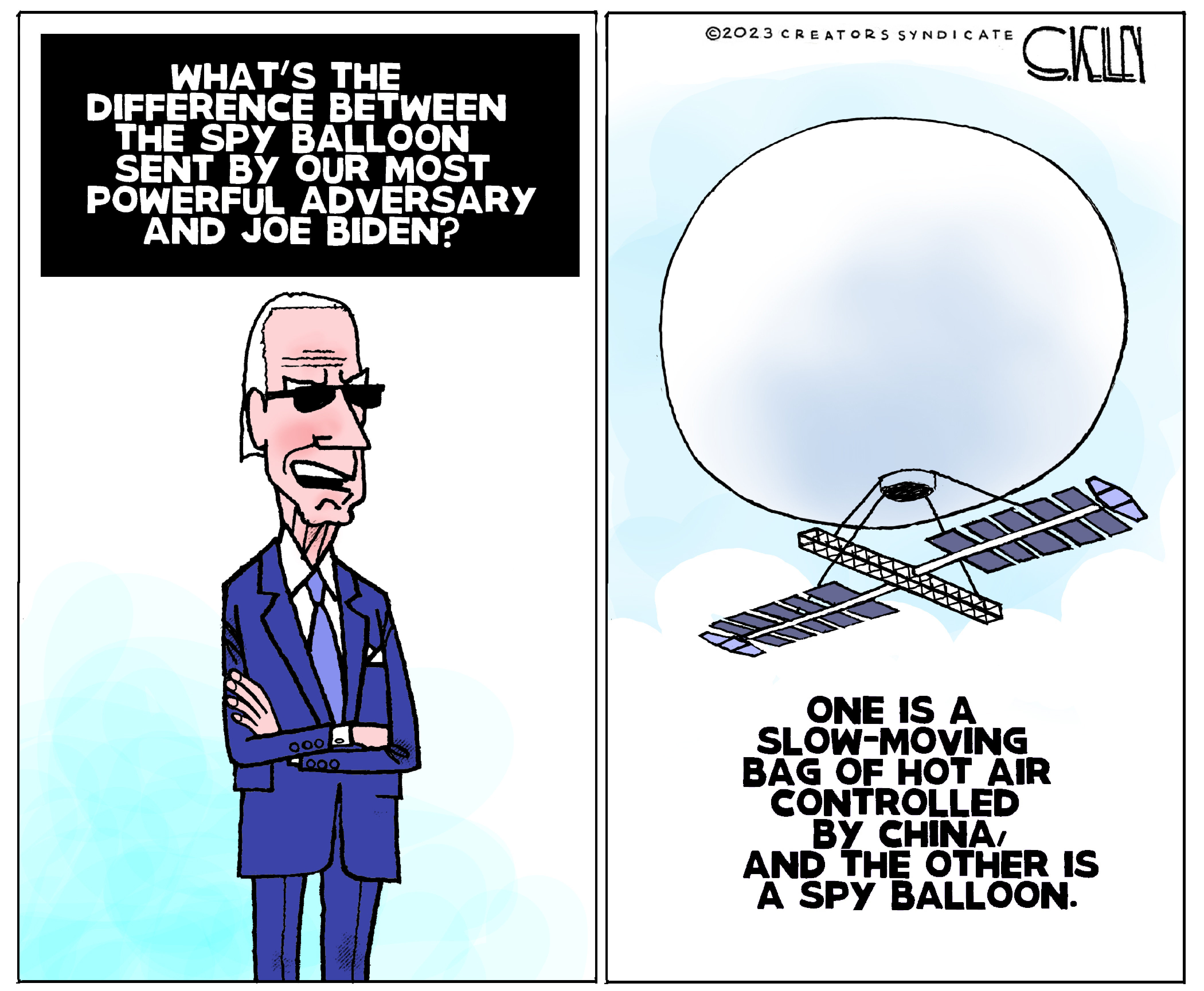 Political cartoon