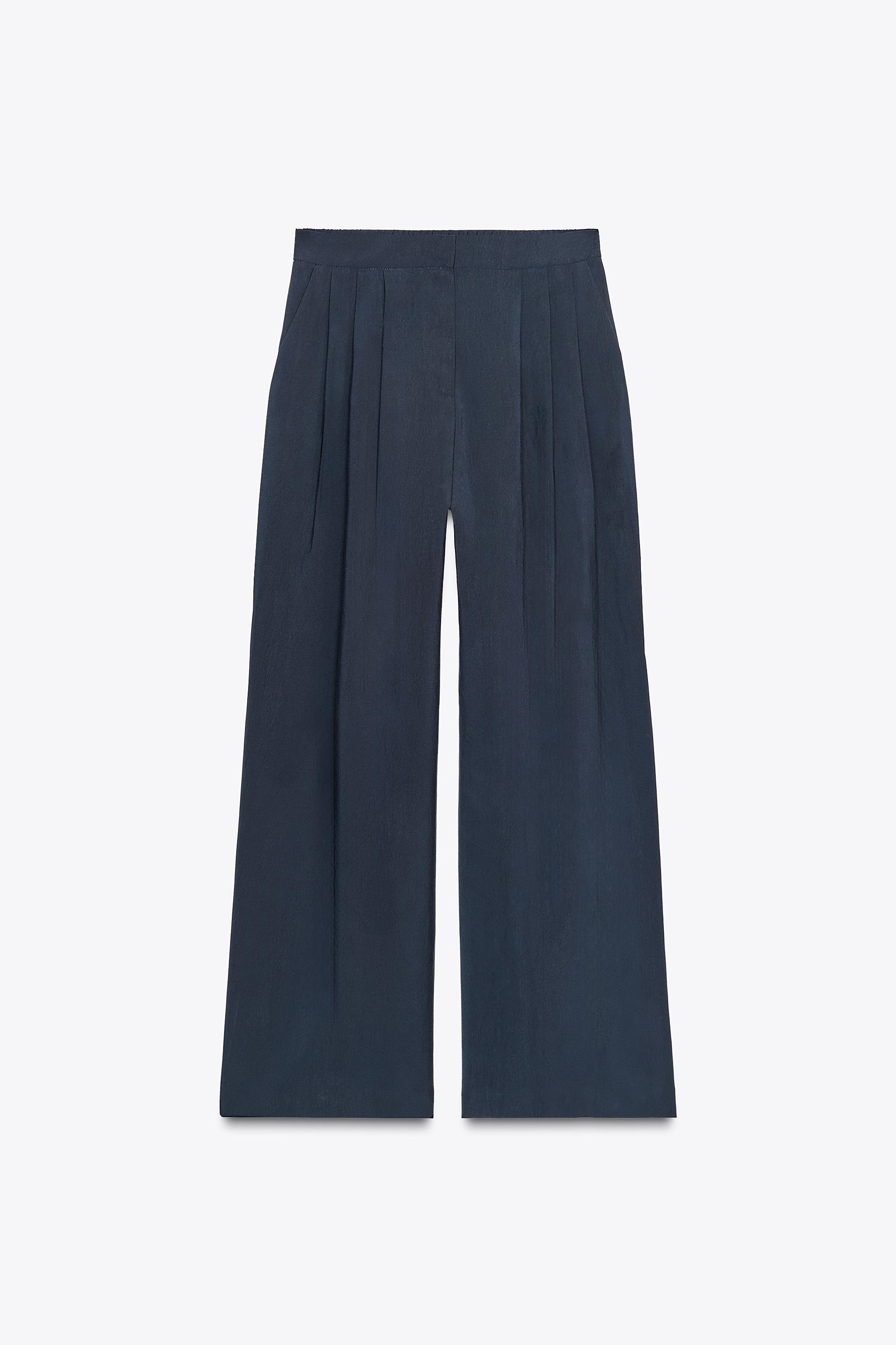 Zw Collection Flowy Pleated Pants