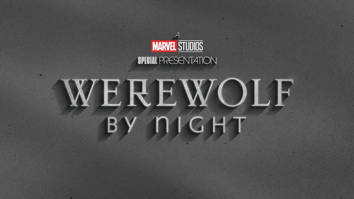 2022 Disney Marvel Superheroes Werewolf By Night movie poster home