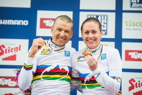 2013 Marathon World Champions Christoph Sauser and Gunn-Rita Dahle Flesjaa