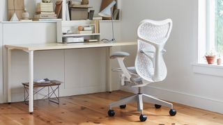 The Herman Miller Mirra 2 in a home office