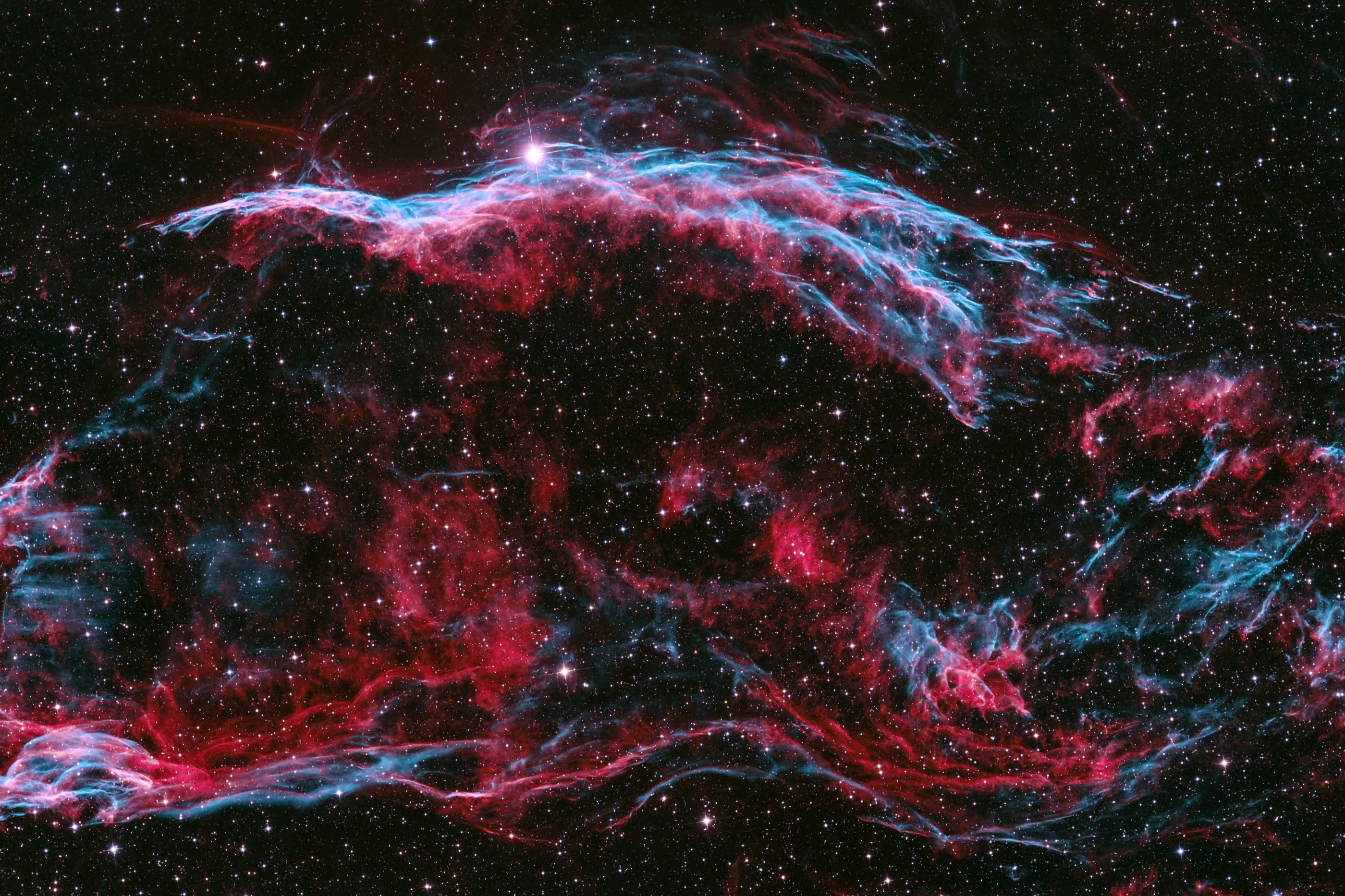 astronomy photographer of the year bicolour veil nebula