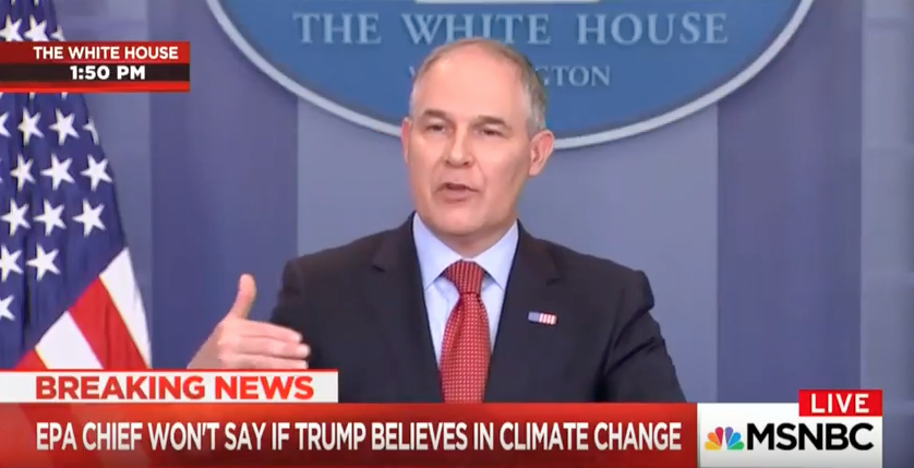 Scott Pruitt.