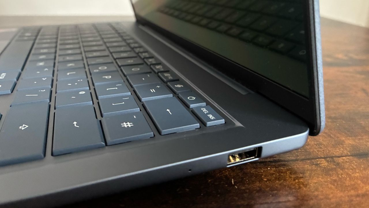 The Asus Zenbook 14 on a desk