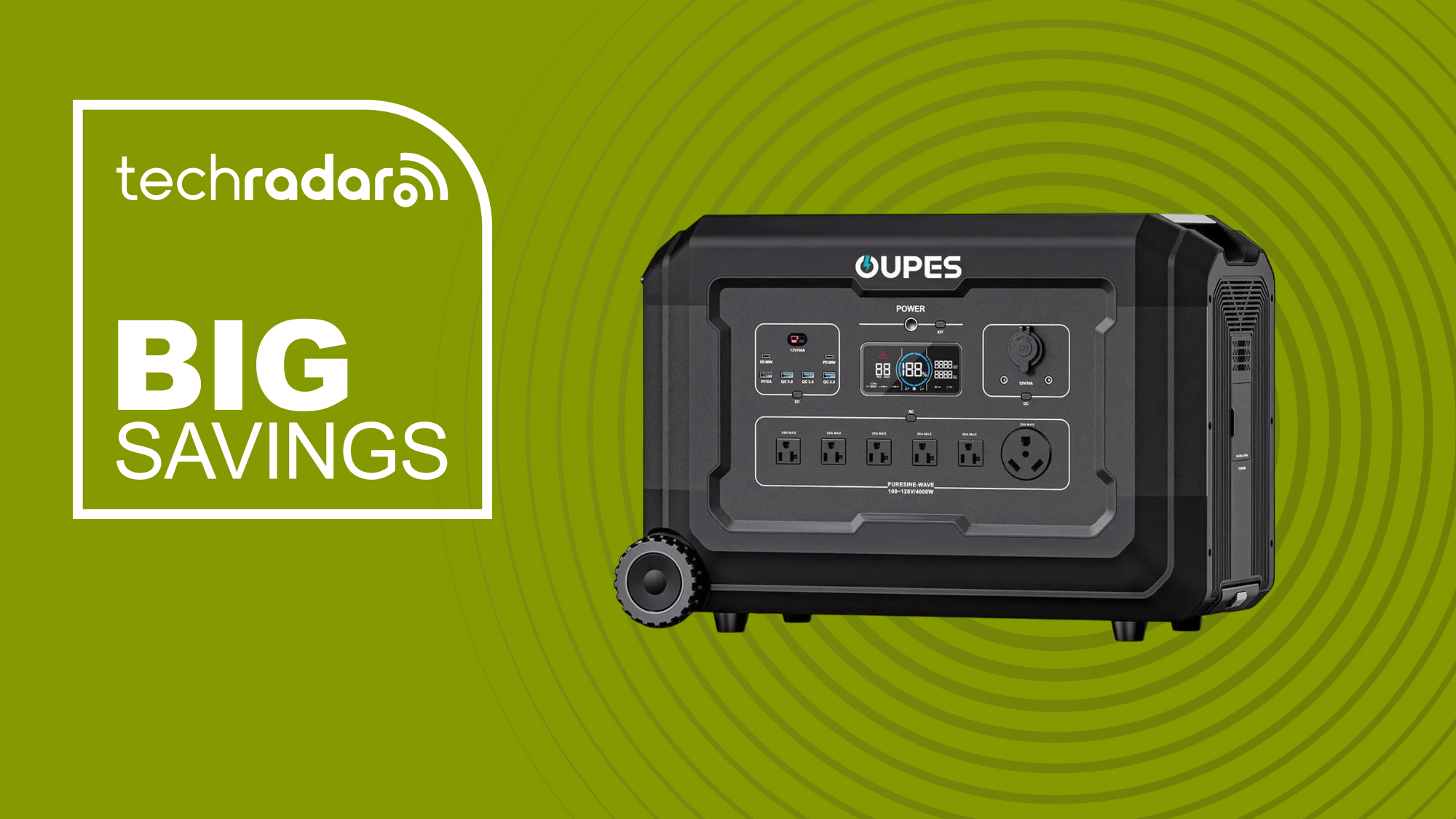 Oupes Mega 5 Home Backup & Portable Power Station savings