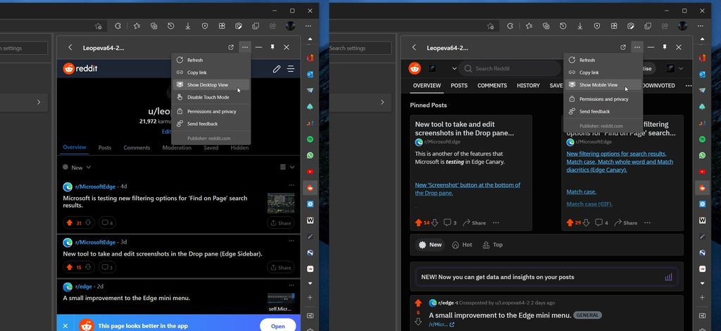 Microsoft Is Working On New Sidebar Options For Edge Windows Central