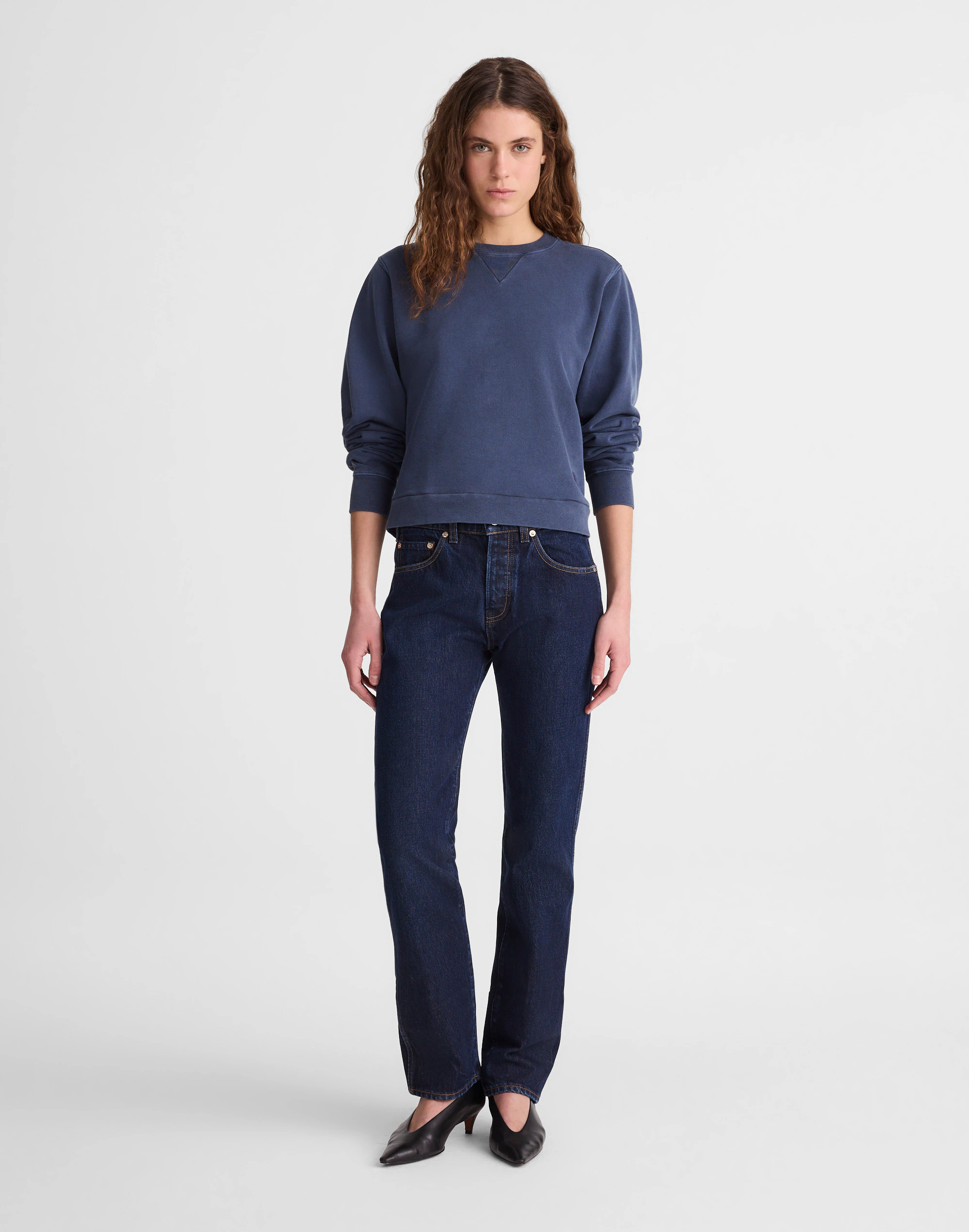 Madewell X Benjamin Talley Smith the Putney Mid-Rise Straight Jean
