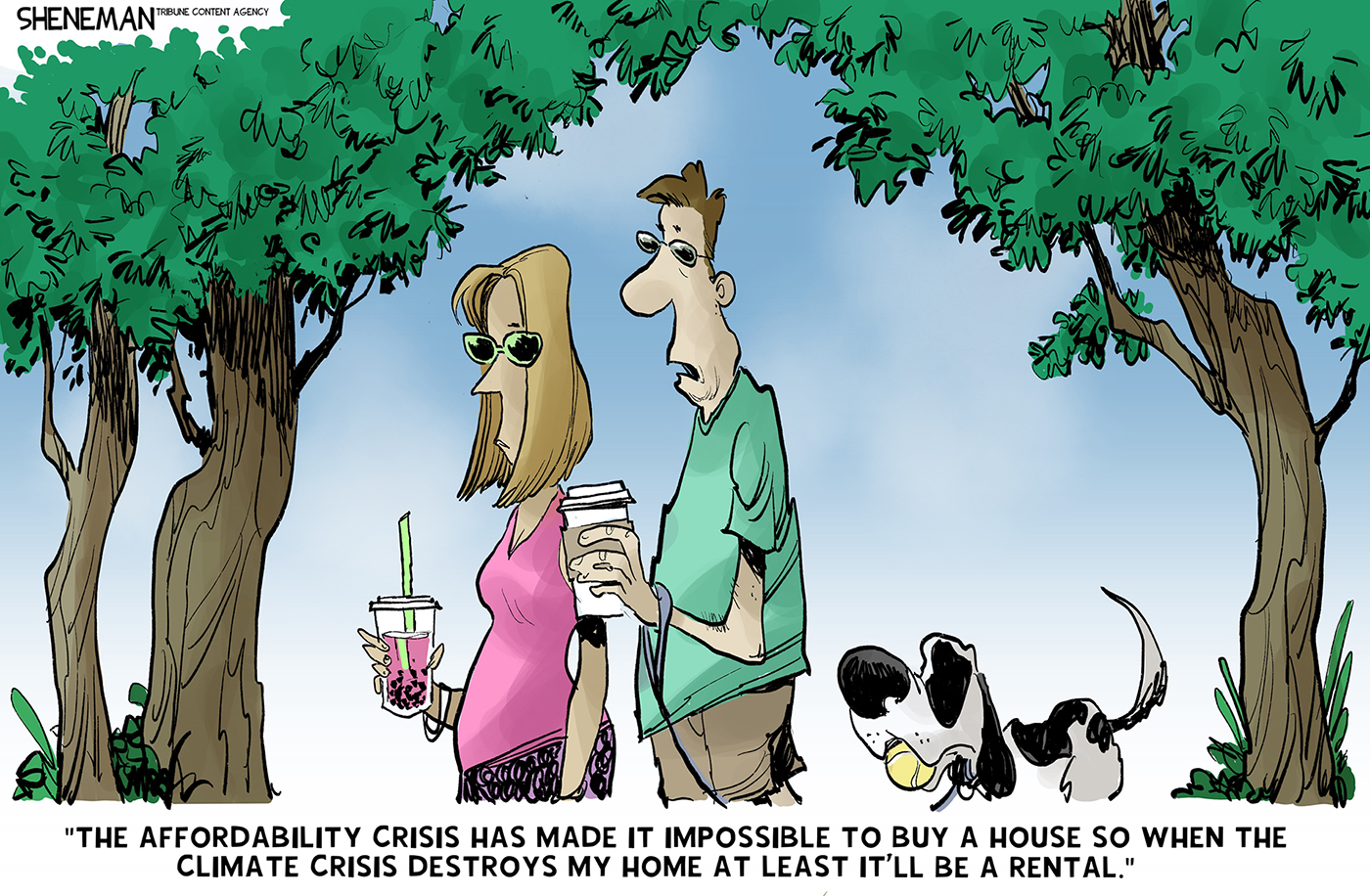 Political cartoon