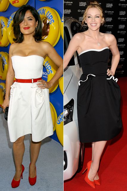 Salma Hayek vs Kylie Minogue - Who wore it best?