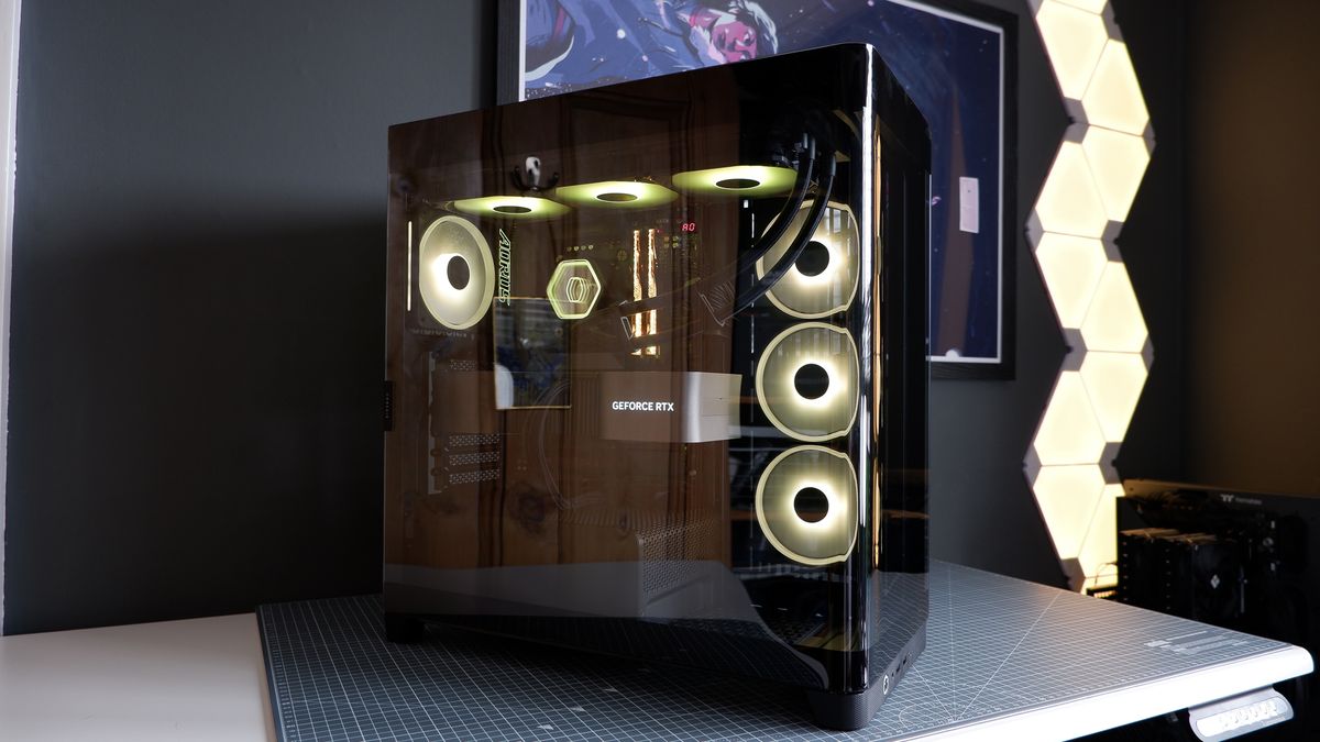 Corsair Frame 4500X ATX PC case throughout a PC build for testing.