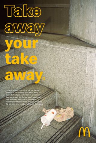 One of the print ads from the campaign