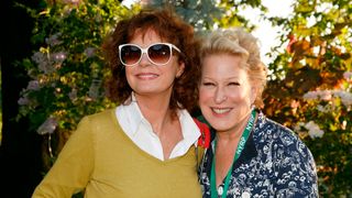 Susan Sarandon and Bette Midler attend the New York Restoration Project Spring Picnic on May 31, 2012 in New York