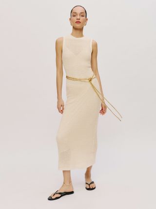 Camille Open Knit Maxi Dress