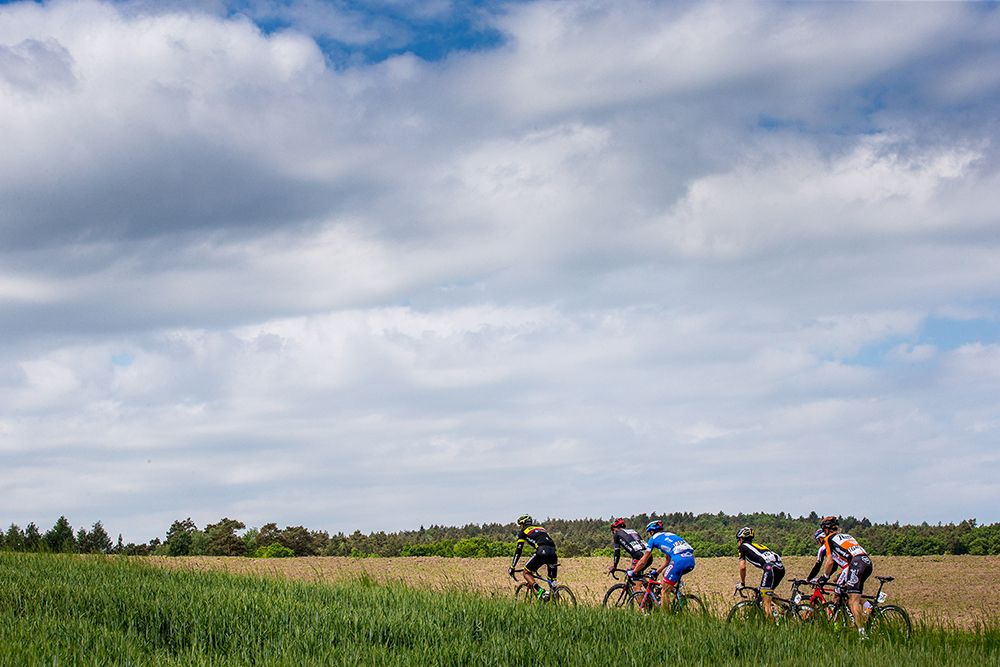 Another beautiful day for bike racing