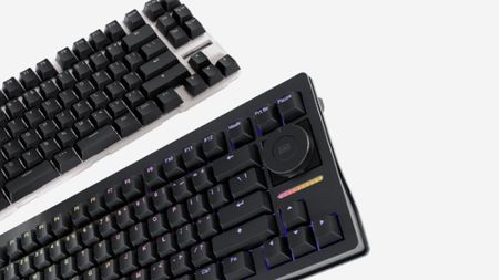 A couple of Wooting 80HE+ keyboards.