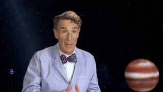Bill Nye hosts "Why With Nye", a web series about the Juptier-bound Juno spacecraft.