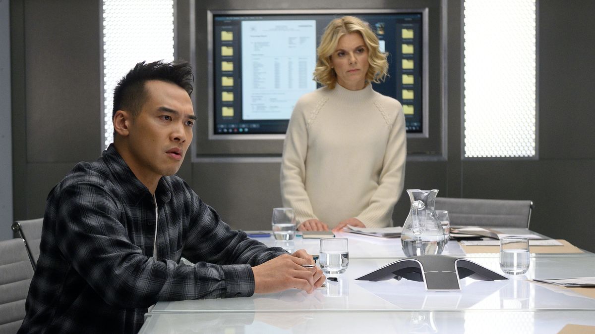 Jason Wong and Emilia Fox