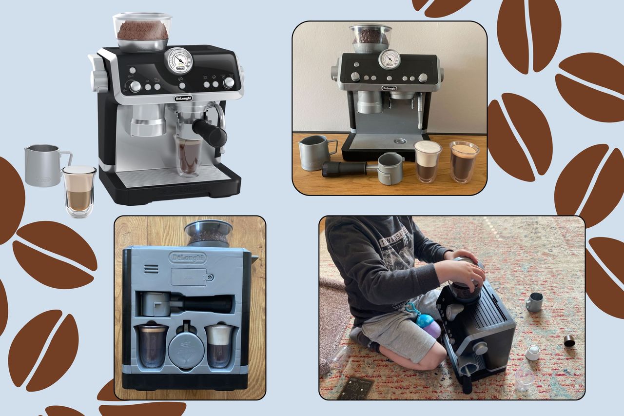 Casdon De&#039;longhi barista coffee machine toy review