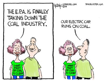 Editorial cartoon EPA coa