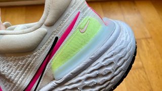 A photo of the midsole on the Nike ZoomX Invincible Run