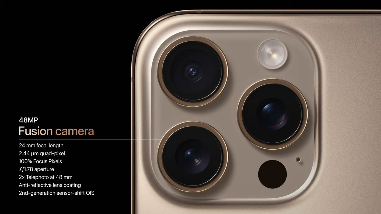 Images of Apple iPhone 16 Pro from Apple September 2024 event