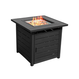 OutVue Propane Fire Pit Table in black