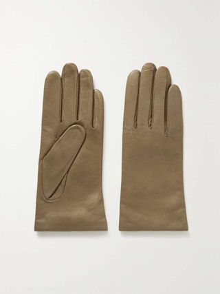 Agnelle leather gloves