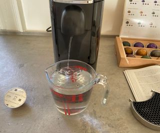 Nespresso Vertuo Plus clearing out water