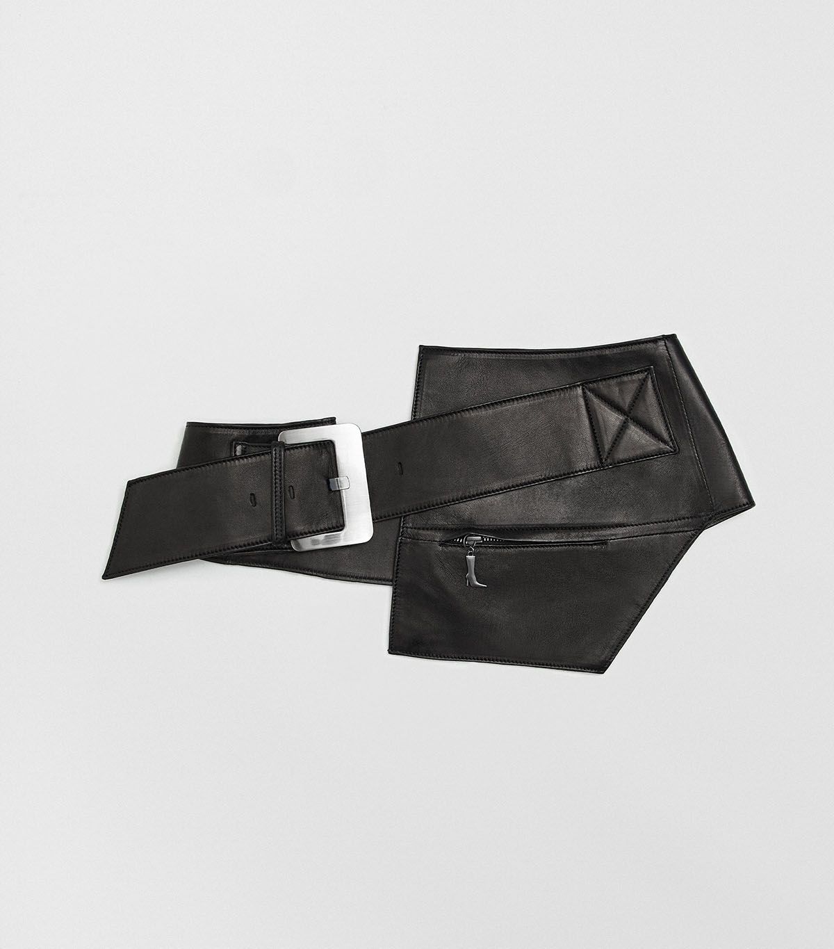 MIISTA ACCS, Rio Belt - Black Leather
