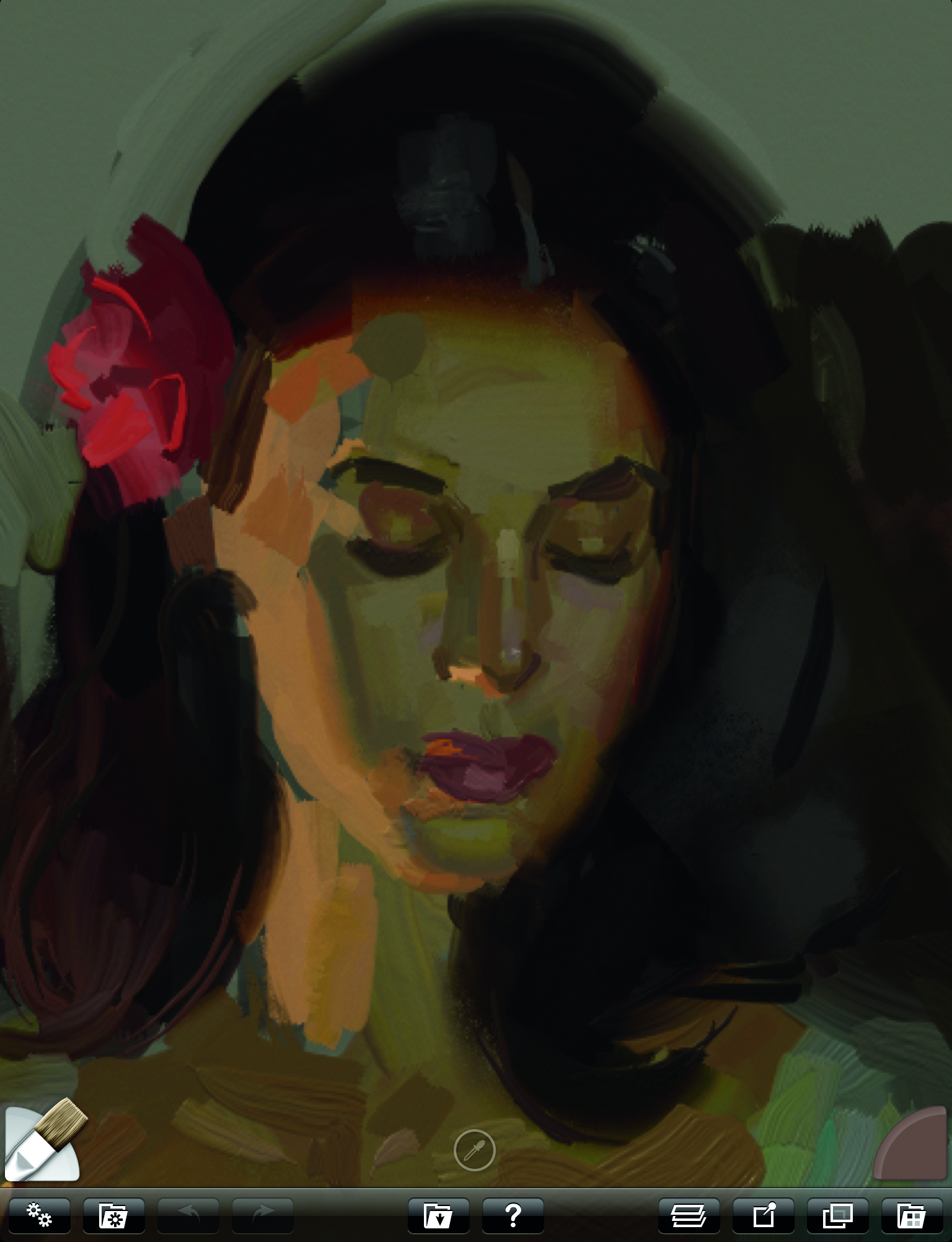 Rick Graham's iPad and Artage tutorial: painting a figure from life