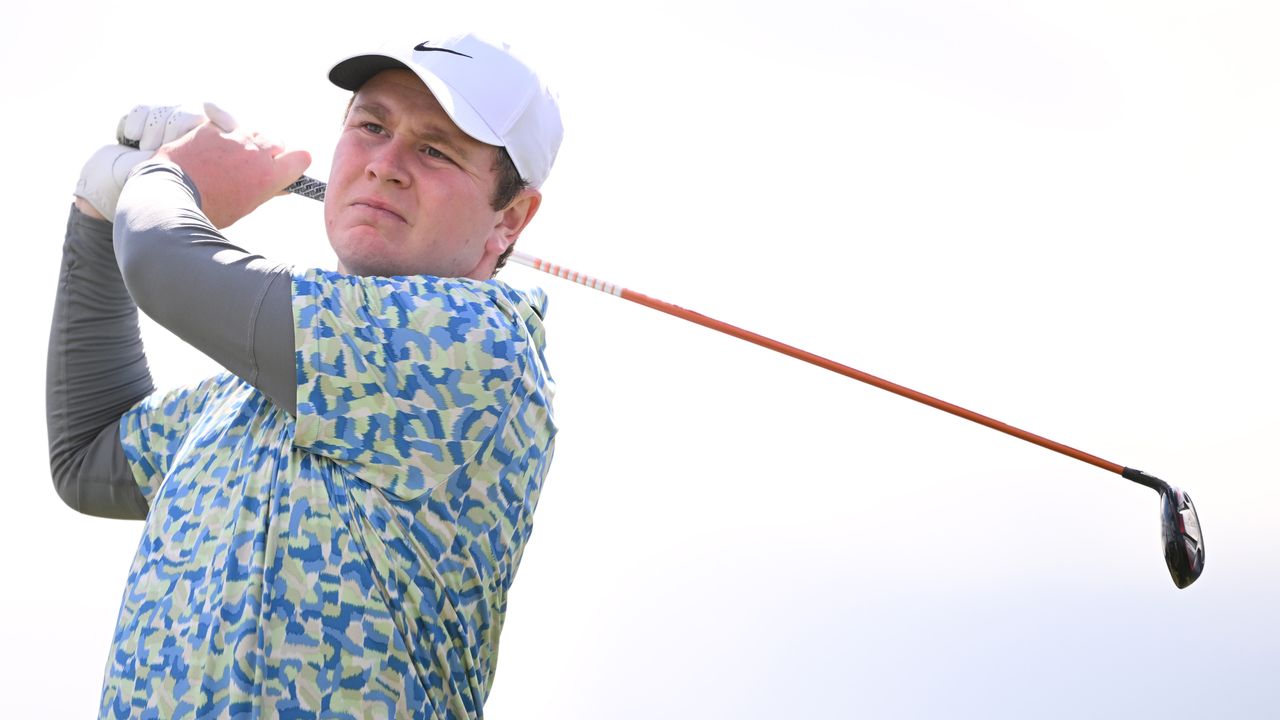 Robert Macintyre using his TaylorMade Stealth2 hybrid