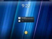 Notifications on a Locked Screen