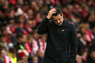 Everton boss Marco Silva is still in place for now.