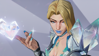 Emma Frost with a love heart