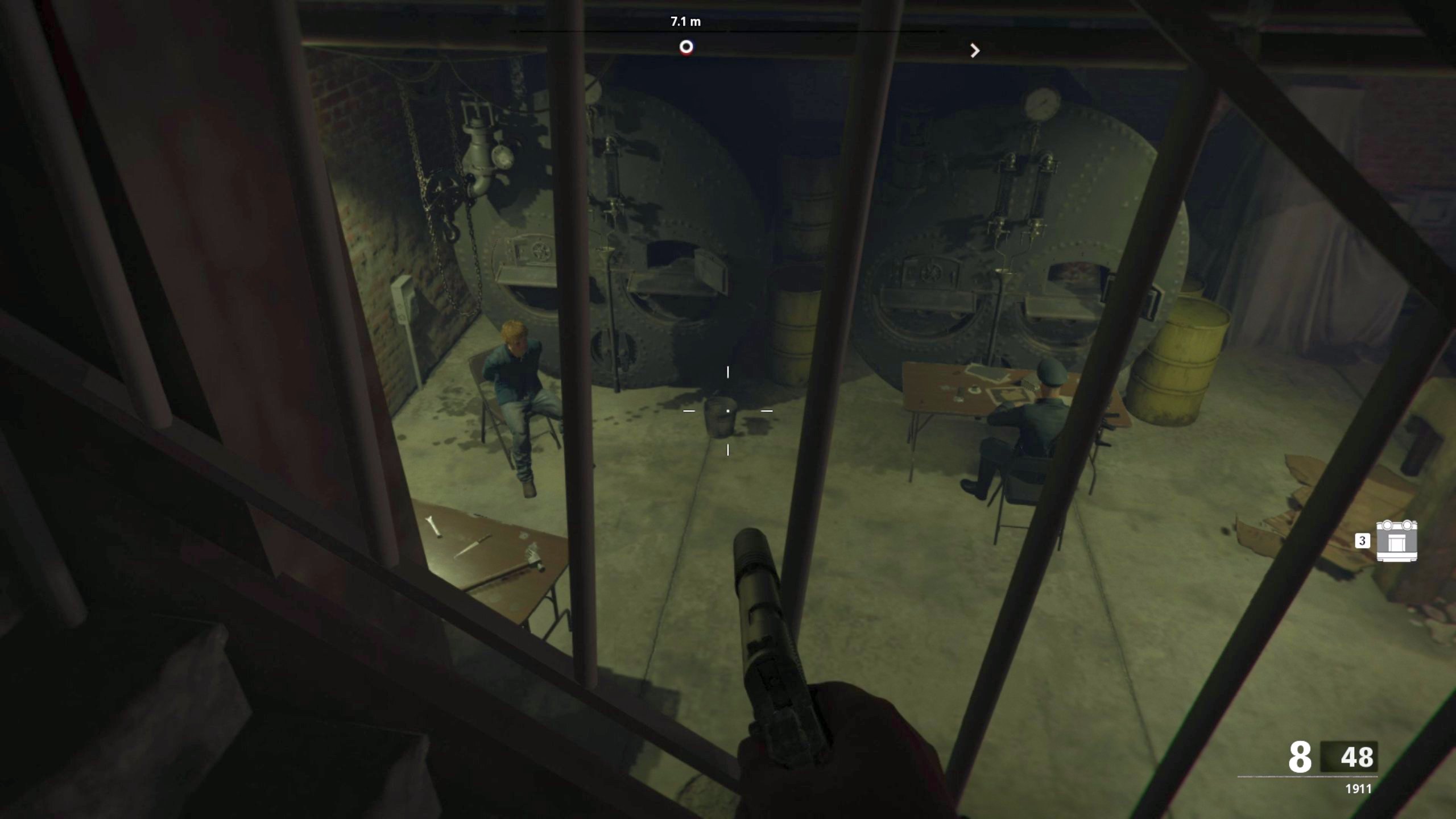 An East Berlin interrogation.